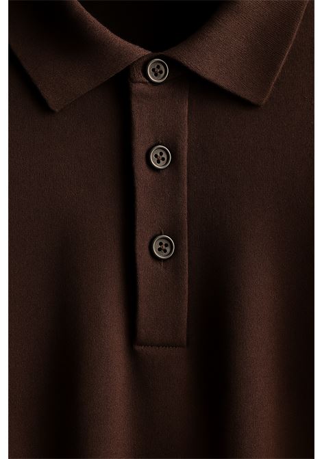 Polo Uomo Marrone in Maglia Fine  Paolo Pecora Milano PAOLO PECORA | Maglieria | A007 F1002230
